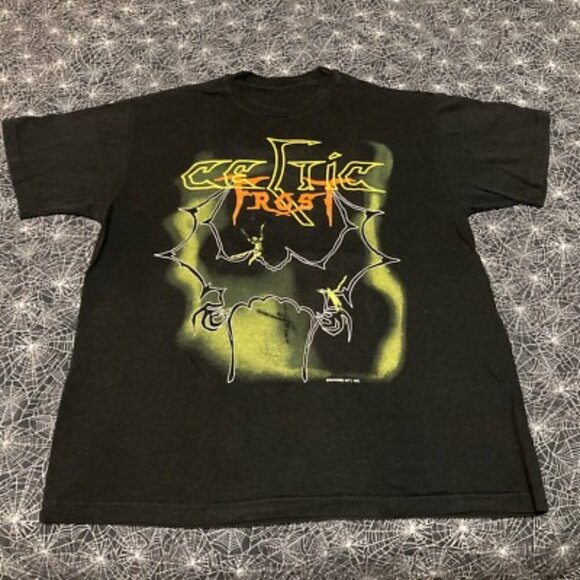 Brooke B Other - Celtic Frost Music Tour Shirt, Black Cotton Unisex Rock Band Tee 73